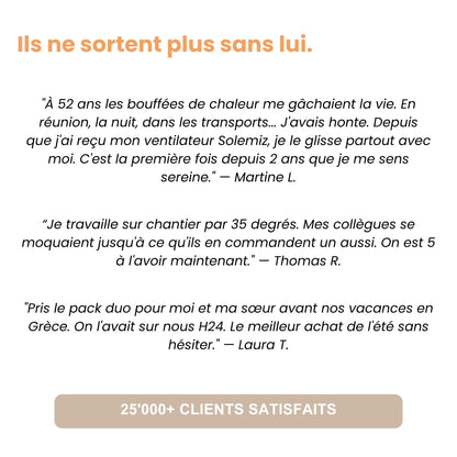 Solemiz™ — Le Ventilateur Clip