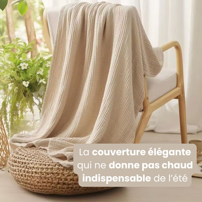 Couverture Mousseline — Légère & Respirante