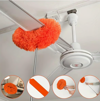 Nettoyeur à poussière pour ventilateur de plafond téléscopique