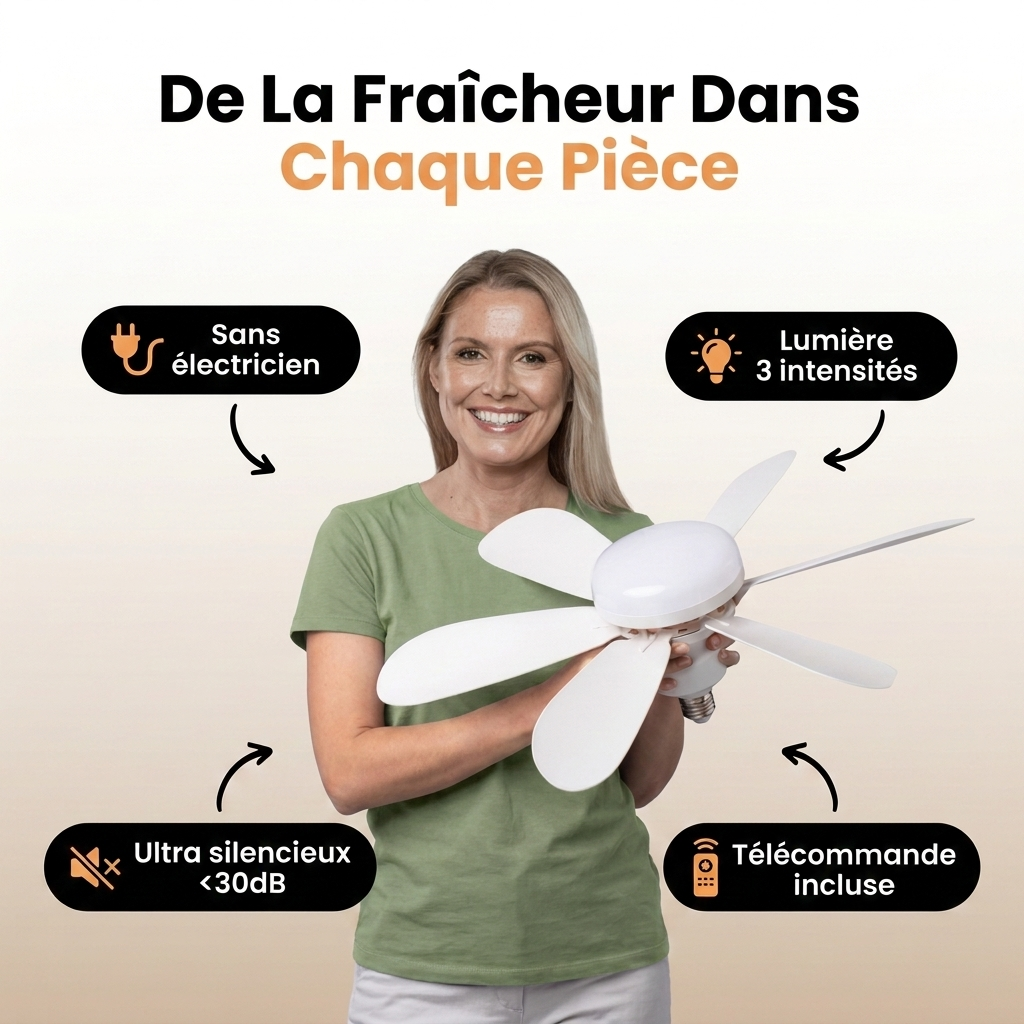 Ventilateur de Plafond Solemiz