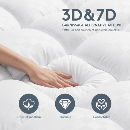 Surmatelas 1000GSM — Extra-épais, moelleux dès la première seconde