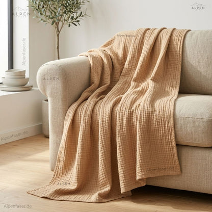 Couverture en mousseline coton