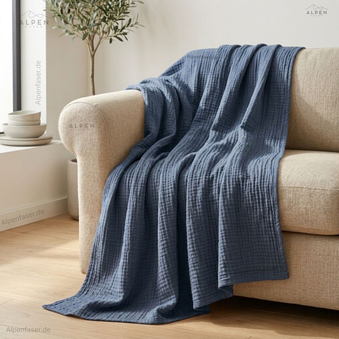 Couverture en mousseline coton